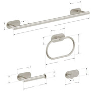 Plantex Stainless Steel Self Adhesive 16 inch Towel Holder/Napkin Holder/Paper Holder/Robe Hook for Bathroom/Bathroom Accessories - Combo -(Matt, Pack of 2)