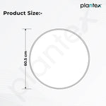 Plantex Aluminium Frame Mirror for Wall/Round Wall Mount Mirror for Bedroom/Dressing Room/Living Room/Entryway - (DIA-24in - Gold)