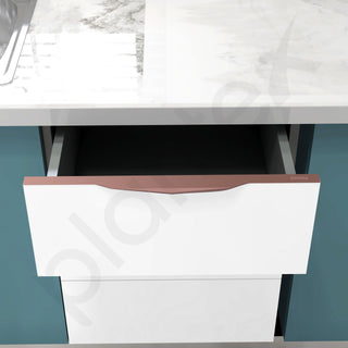 Plantex Profile Handle for Kitchen Cabinet/20 Inch Alluminium Drawer Profile Handle/Wardrobe Pull Handle for Home/Office/Hotel - Pack of 3 (Rose Gold)