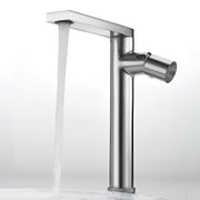 Plantex Pure Brass Pillar Tap for Wash Basin Tap/Single Lever Basin Mixer Tap/Water Tap for Wash Basin/Bathroom Faucet-(Chrome)
