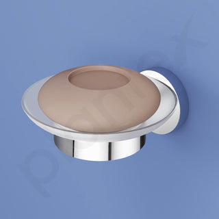 Plantex Pure Brass Soap Dish for Bathroom/Soap Stand for Washbasin/Soap Holder/Case/Bathroom Accessories - (Smero, Chrome)