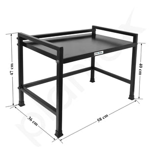 Plantex Oven Stand for Kitchen/Microwave/Oven Stand/Multiple use/Kitchen Storage Rack - Tiered Storage Shelf, Premium - (Black) Metal
