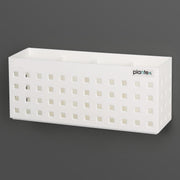 Plantex Magnetic Refrigerator Shelf/Self-Adhesive Storage Organiser for Kitchen/Magnetic Shelf for Fridge/Spice Rack for Kitchen (White)