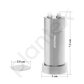 Plantex Stainless Steel Wall Mounted Magnet Door Stopper/Gate Stopper - Pack of 2 (Matt)