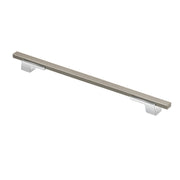 Plantex Cabinet Handle/288mm Handle for Cabinet/Door Pull-Push Handle for Home/Office/Hotel - Pack of 1 (Satin White & Chrome)