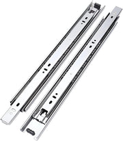 Plantex Drawer Channel/Regular Close Ball Bearing Channel for Drawer/Telescopic Drawer Channel for Wooden & Metals Drawers in Kitchen, Wardrobe, (14-Inch,Silver) 1 Pair Set
