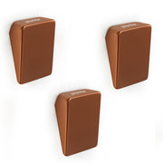 Plantex Knobs for Drawers/Square Drawer Knobs for Cabinets/Pull-Push Knobs for Kitchen/Bedroom Drawer - Pack of 3 (SH-331, Rose Gold)