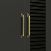 Plantex Cabinet Handle/Kitchen Cabinet Door Handle/Wardrobe/96 mm Cupboard Handle/Door Pull-Push Handle for Home/Office - Pack of 2 (Brass Antique)