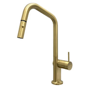 Plantex Single Lever Pull Down Kitchen Tap/Mixer Tap for Bathroom Hot and Cold/360Ãƒâ€šÃ‚Â° Swivel Spout Kitchen Sink Tap- Deck Mounted - (8991-Gold)