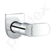 Plantex Pure Brass ORN-206 Angular Concealed Stop Cock/Concealed Stop Valve Tap For Bathroom With Teflon Tape & Adjustable Brass Wall Flange - 15mm (Mirror-Chrome Finish)