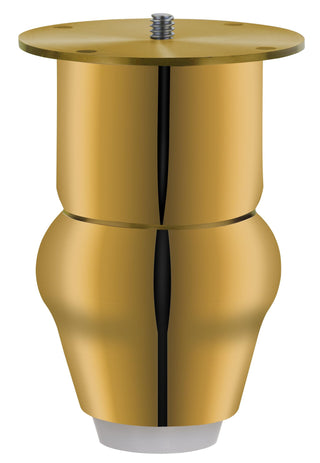 Plantex Heavy Duty Round 4 inch Spare Sofa Legs for Bed Furniture/Sofa Legs for Furniture Fitting/Table Legs/Sofa Leg Set of 2 pcs (Gold)