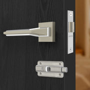 Plantex Heavy Duty Door Lock for Bathroom/Mortise Keyless Door Lock for Store Room/Office with Baby Latch ÃƒÂ¢Ã¢â€šÂ¬Ã¢â‚¬Å“ (Satin White & Chrome)