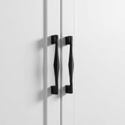 Plantex Cabinet Handle/96mm Handle for Drawer/Wardrobe/Kitchen Handle/Pull-Push Handle for Home/Office - Pack of 2 (Black)