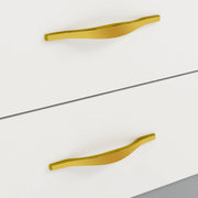 Plantex Cabinet Handle/128mm Handle for Drawer/Wardrobe/Kitchen Handle/Pull-Push Handle for Home/Office - Pack of 2 (Gold)