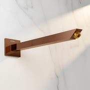 Plantex 9-Inch Shower Arm for Overhead Shower/Stainless Steel Shower Pipe/Wall Mount Bathroom Fitting with Â½-Inch Thread - Pack of 1 (Rose Gold)