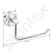 Plantex Stainless Steel Towel Ring for Bathroom/Wash Basin/Napkin-Towel Hanger/Bathroom Accessories - (Chrome - L Shape) - Pack of 2