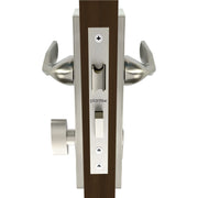 Plantex Heavy-Duty Door Lock Set - Main Door Lock Handle Set/ 6-Lever Lock Mechanism with 3 Years of Warranty/Mortise Lock with 3 Keys, Brass Lock Body & Cylinder (8106 - Matt)