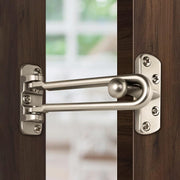 Plantex Swing Bar Lock for Hinged Swing-in Doors, Safety Door Guard for All Door, Door Latch Pack of 2 (Matt Finish)