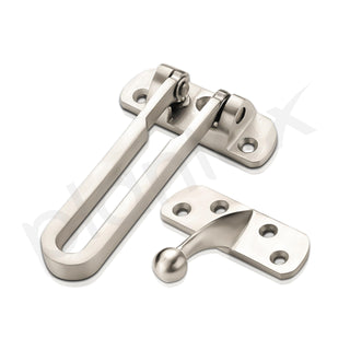 Plantex Heavy Duty Swing Bar Lock/Door Safety Guard with High Security Auxiliary Lock for Home/Office/Hotel (Matt Finish)