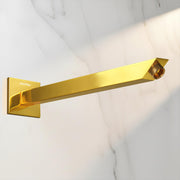 Plantex 14-Inch Shower Arm for Overhead Shower/Stainless Steel Shower Pipe/Wall Mount Bathroom Fitting with Ã‚Â½-Inch Thread - Pack of 1 (PVD Gold)