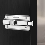 Plantex Premium Heavy Duty Door Stopper/Door Lock Latch for Home and Office Doors/Baby Latch - Pack of 1 (Chrome)