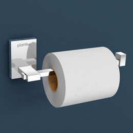 Plantex 304 Grade Stainless Steel Toilet Paper Roll Holder/Toilet Paper Holder/Toilet Roll Holder for Bathroom Accessories - Senso (Chrome)