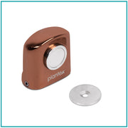 Plantex Magnetic Door Stopper for Home/Door Holder for Main Door/Floor Mounted Soft Catcher to Hold Wooden/Glass/PVC Door - Pack of 10 (193-Rose Gold)