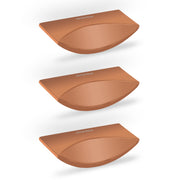 Plantex Knobs for Drawer/Rectangular Drawer Knob/Pull-Push Knobs for Kitchen/Bedroom Drawer - Pack of 3 (Rose Gold)