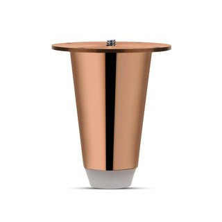 Plantex 3 Inch Sofa Legs for Bed Furniture/Sofa Legs for Table/Sofa Support Legs with Rubber Grip (Rose Gold, 6 Pcs)