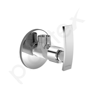 Plantex Single Lever Angle Cock For Bathroom/Wash Basin/Single Way Cock with Teflon Tap for Kitchen - Pack of 1 (Samar-Chrome)