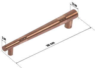 Plantex Door Handle/Door & Home Decor/14 Inch Main Door Handle/Door Pull Push Handle – Pack of 1 (306,PVD Rose Gold Finish)