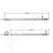Plantex Stainless Steel Tower Bolt/Tower Bolt for Home,Offices Doors & Windows/12 Inch Tower Bolt for Main Door/Door Latch/Kundi/Door Latch for Windows - Pack of 1 (Satin)