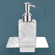 Plantex 304 Grade Stainless Steel Liquid 1 Ml Soap Dispenser/Shampoo Dispenser/Hand Wash Dispenser/Bathroom Accessories-Iris(Chrome)