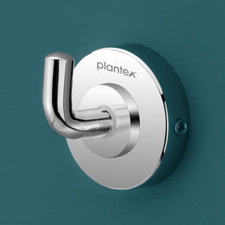 Plantex 304 Grade Stainless Steel Robe Hook/Cloth-Towel Hanger/Napkin Hanger/Bathroom Accessories - Daizy (Chrome)