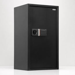 Plantex 106 Ltr. Safe Locker For Home/Digital Locker/Electronic Safety Locker with Master & User Dual Code Access with Emergency Key/2 Years Warranty By Plantex (Black)