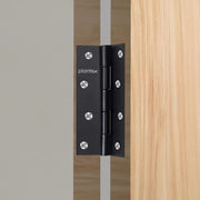 Plantex Heavy Duty Door Butt Hinges 5 inch x 12 Gauge/2.5 mm Thickness Home/Office/Hotel/Door Hinges for Main Door/Bedroom/Kitchen/Bathroom/Kabza - Pack of 1 (Black)