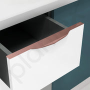 Plantex Profile Handle for Kitchen Cabinet/14 Inch Aluminium Drawer Profile Handle/Wardrobe Pull Handle for Home/Office/Hotel - Pack of 3 (Rose Gold)