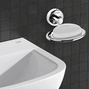 Plantex Maxx Stainless Steel Soap Holder for Bathroom - Soap Dish Stand/Accessories (Chrome)