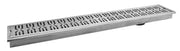 Plantex 304 Grade Stainless Steel Long Shower Drain/Floor Trap/Jali Removeble Grate/Bathroom Drain Cover(10 x 45 cm - Matt) (E418-Arrow)