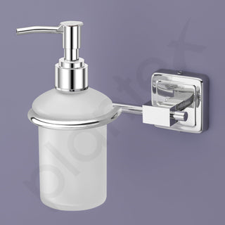 Plantex 304 Grade Stainless Steel Liquid Soap Dispenser/Shampoo Dispencer/Handwash Bottle Stand - Decan (Chrome)