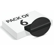 Plantex Knobs for Drawers/Drawer Knobs/Round Knob for Cabinets/Pull-Push Knob for Kitchen/Bedroom Drawer - Pack of 6 (Black)