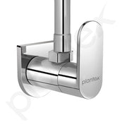 Plantex Pure Brass Angle Valve for Bathroom/Angle Cocke with Wall Flange and Teflon Tape -7 Year Warranty by Plantex -(ORN-205-Chrome)