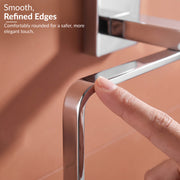 Plantex 304 Grade Stainless Steel Towel Ring for Bathroom/Napkin Hanger for Washbasin/Napkin Holder/Bathroom Accessories - iris (Chrome)