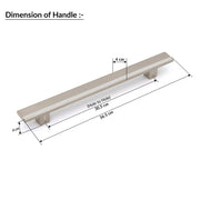 Plantex 12 Inch Main Door Handle/Aluminium Handle for Door/Pull-Push Handle for Home/Office/3 Years Warranty Pack of 1 (APS-612, Satin)