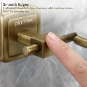 Plantex 304 Grade Stainless Steel Liquid Soap Dispenser/Shampoo Dispencer/Handwash Bottle Stand - Decan (Brass Antique)
