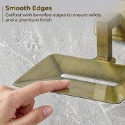 Plantex 304 Grade Stainless Steel Soap Holder for Bathroom/Soap Case/Soap Stand/Bathroom Accessories - Decan (Brass Antique)
