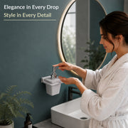 Plantex Liquid Soap Dispenser for Bathroom/Acrylic Shampoo Dispenser/Hand wash Dispense/Bathroom Accessories - Pack of 1 (VIG-137, Grey)