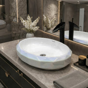 Plantex Ceramic Basin for Bathroom/Table Top Ceramic Basin/Washbasin for Bathroom - (NC-938)