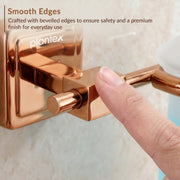 Plantex 304 Grade Stainless Steel Liquid Soap Dispenser for Kitchen/Soap Dispenser Wall Mount for Bathroom Accessories- Decan (Rose Gold)