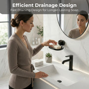 Plantex J4 Stainless Steel Wall Mounted Soap Holder for Bathroom/Soap Holder for Kitchen/Soap Stand for Bathroom/Bathroom Accessories (PVD Black Finish) Onix